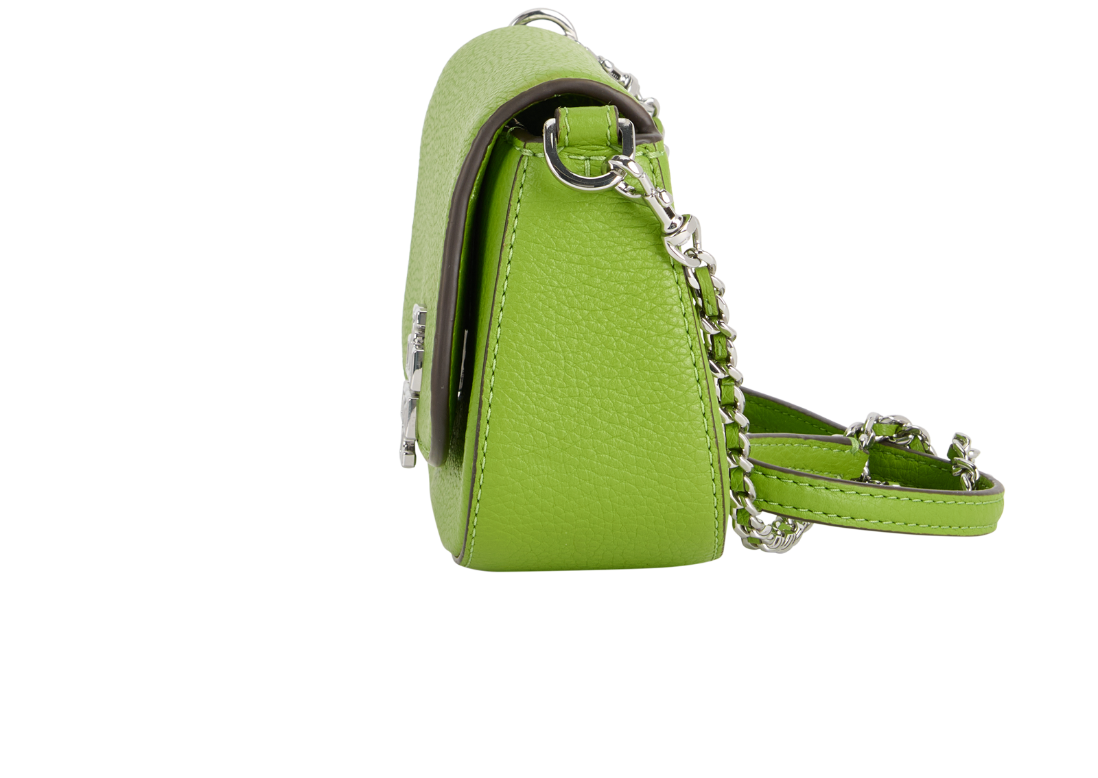 Britten Convertible Crossbody, &pound;175, Handbags, Green, Leather, Bottom view